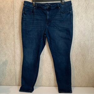 Terra & Sky Dark Blue Stretch Skinny Leg Jeans EUC